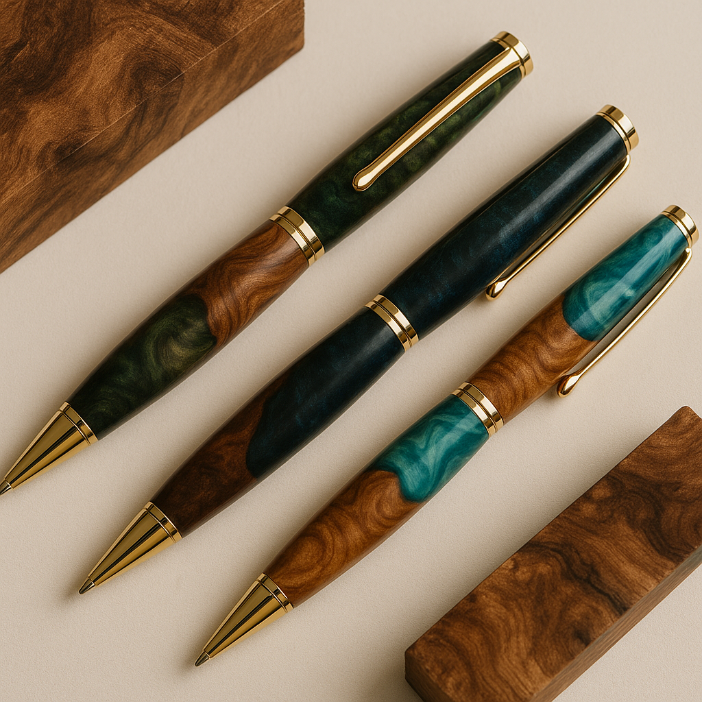 Handcrafted Wooden Pens
